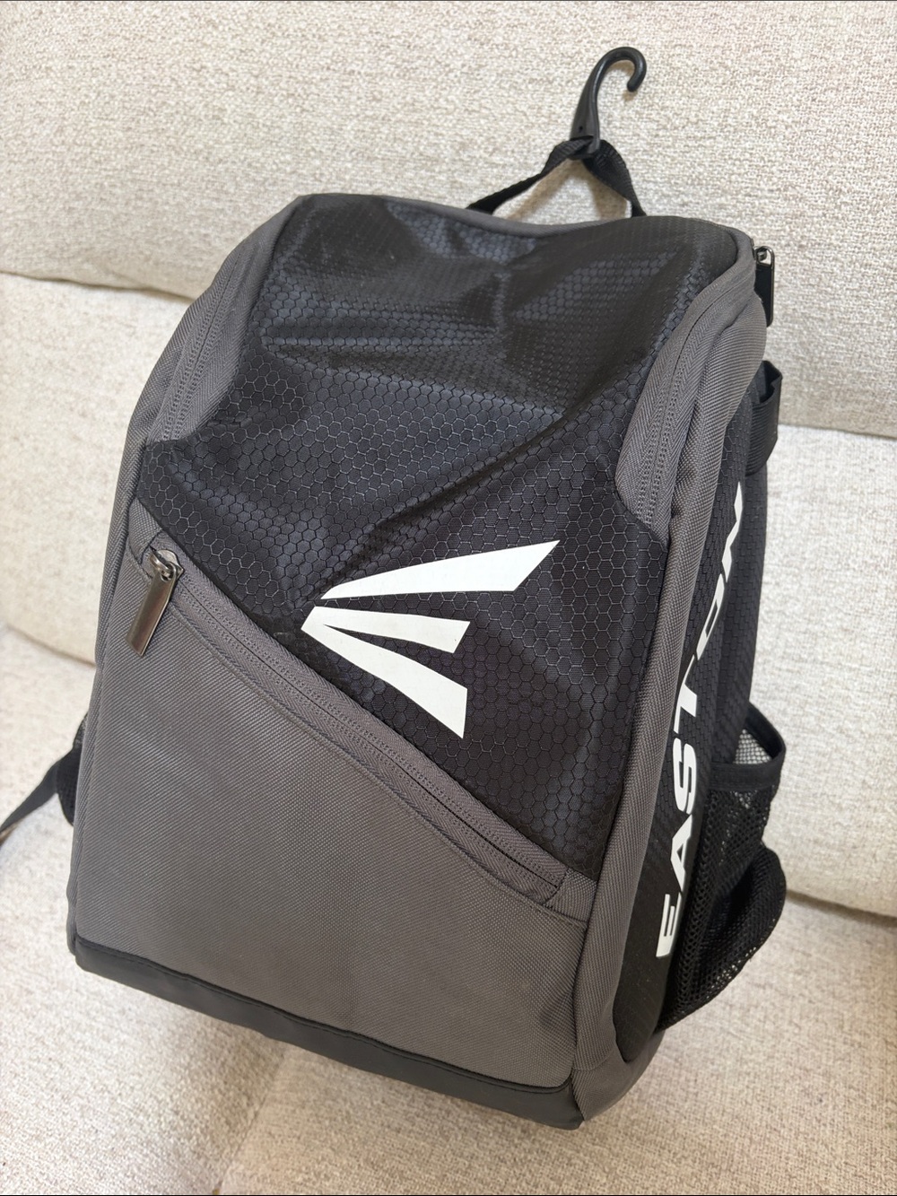 Easton Black and Gray Athletic Baseball Backpack